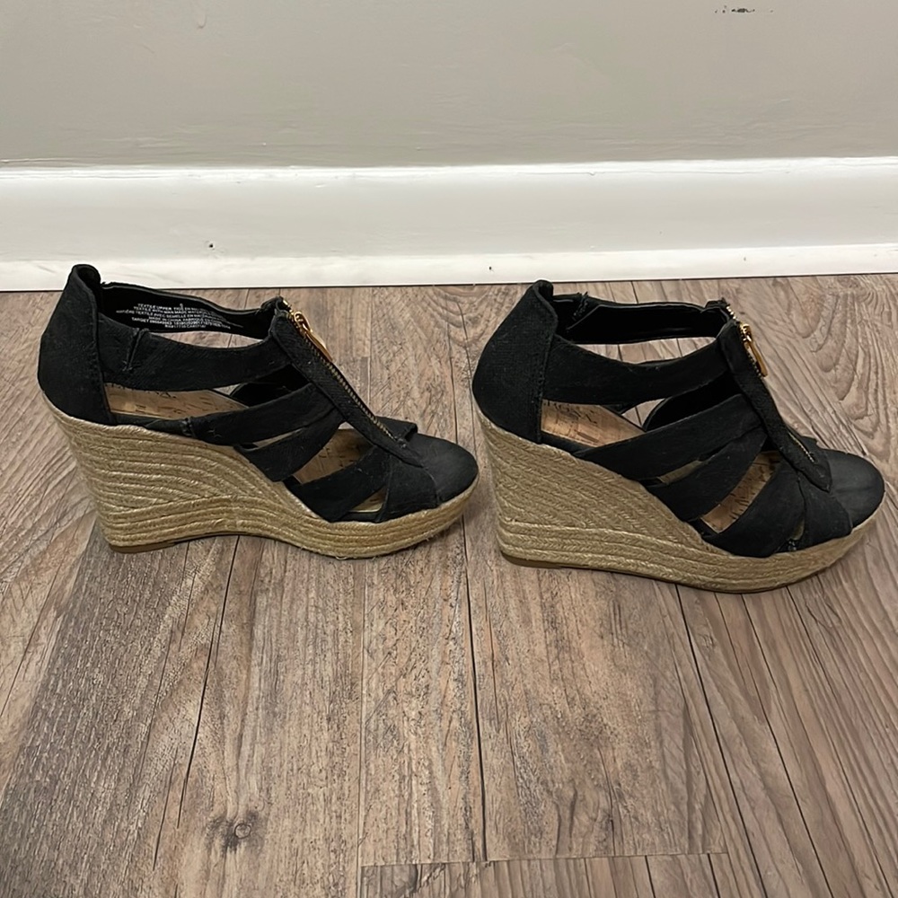 Size 6 Black Wedges